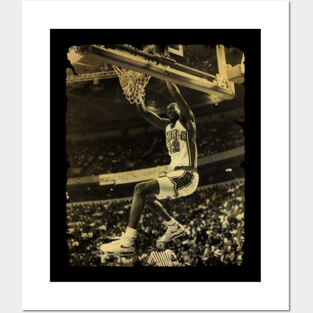 Stacey Augmon - Vintage Design Of Basketball Wall Art by JULIAN AKBAR PROJECT